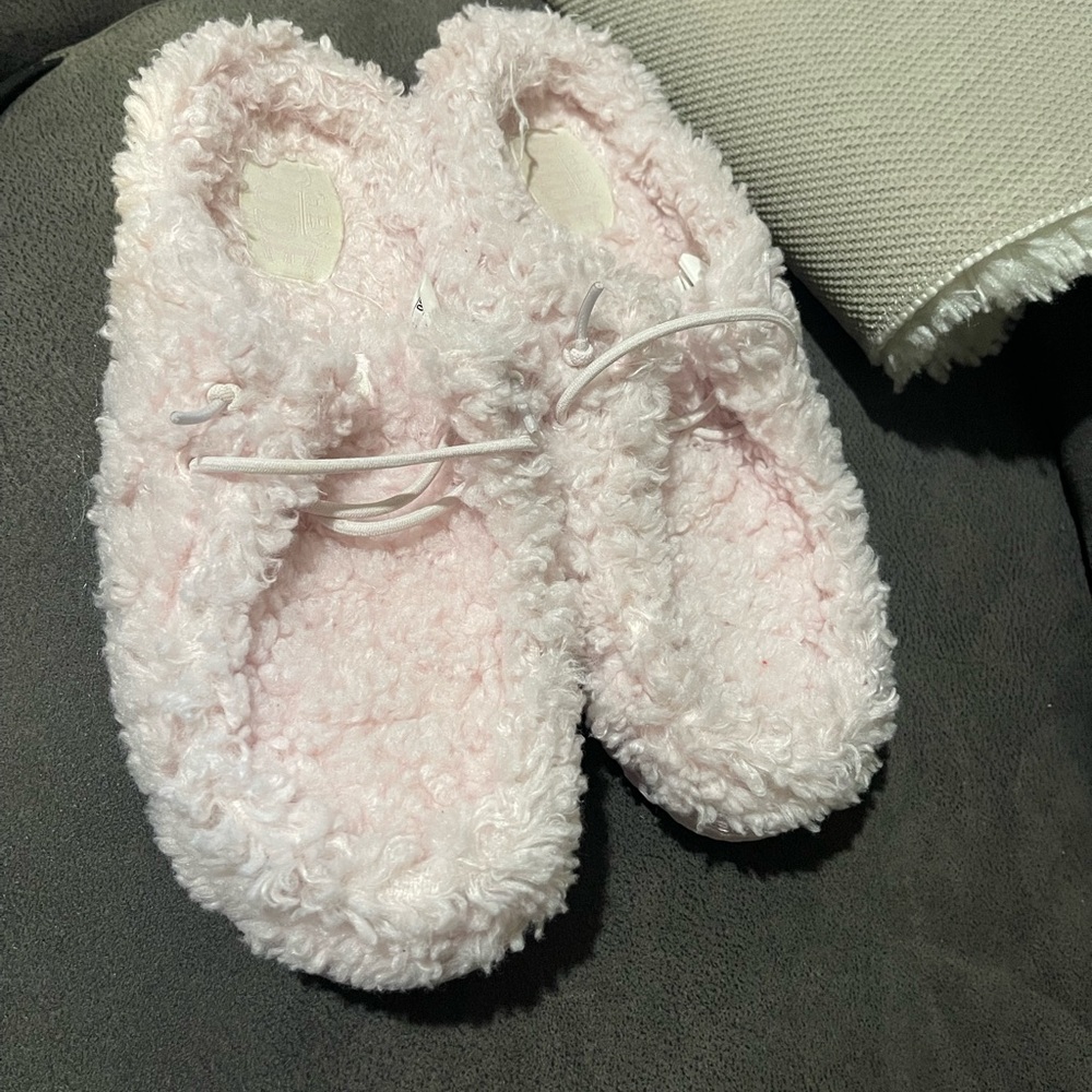 Hey Dude Pink Fuzzy Slip-On Shoes